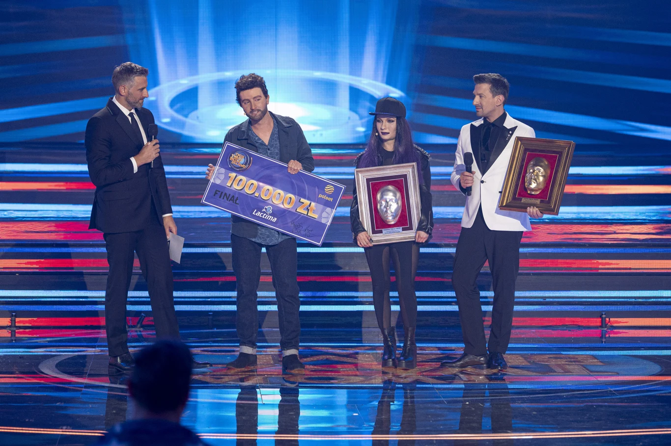 "Twoja Twarz Brzmi Znajomo": Maciej Dowbor, Oskar Cyms, Daria Marx i Maciej Rock "Twoja Twarz Brzmi Znajomo": Maciej Dowbor, Oskar Cyms, Daria Marx i Maciej Rock