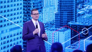 Premier Mateusz Morawiecki na konwencji PiS