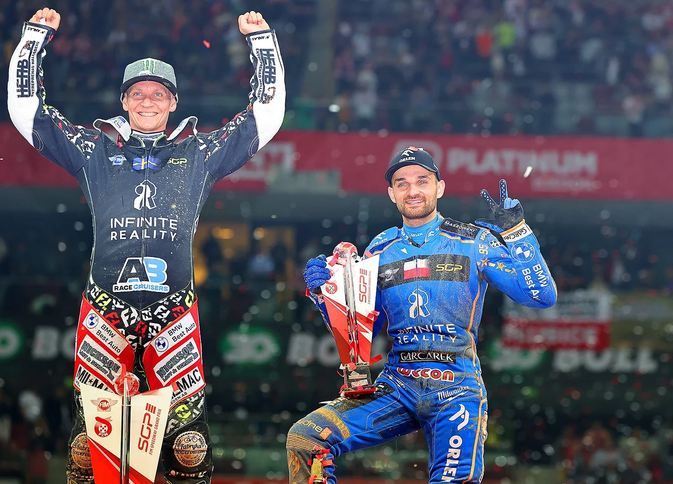 Fredrik Lindgren wygrywa w Warszawie. Obok Bartosz Zmarzlik