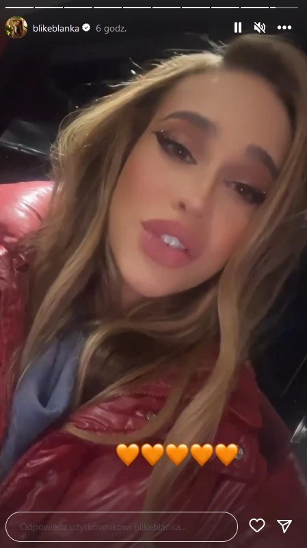 Blanka nagrała podziękowania na fanów Blanka nagrała podziękowania na fanów