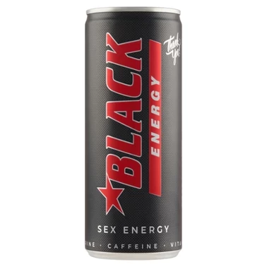 Black Energy Sex Energy Gazowany napój energetyzujący 250 ml - 3