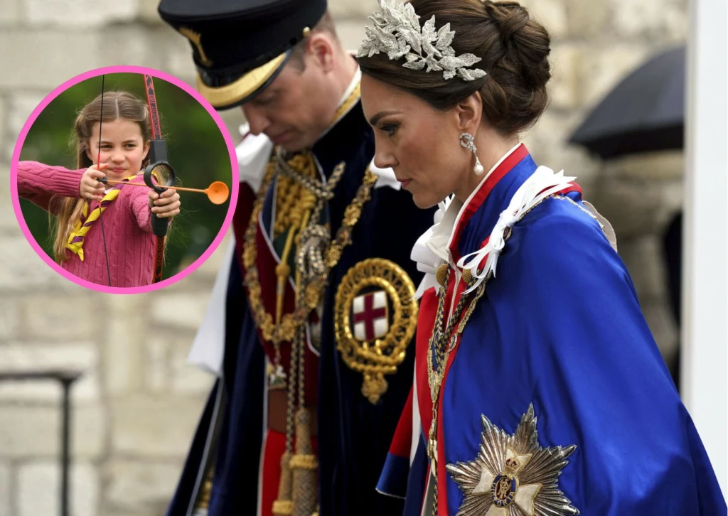 księżna Kate, książę William, księżniczka Charlotte