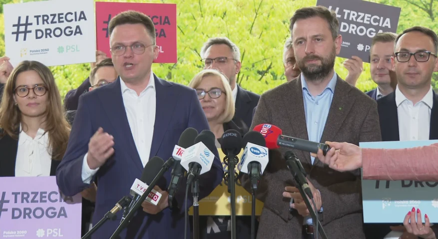 Szymon Hołownia i Władysław Kosiniak Kamysz Szymon Hołownia i Władysław Kosiniak Kamysz