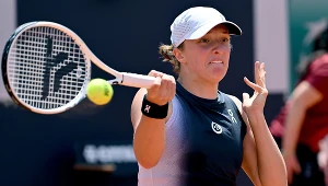 Iga Świątek w akcji