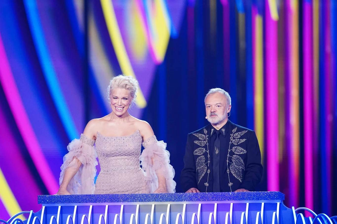Hannah Waddingham i Graham Norton