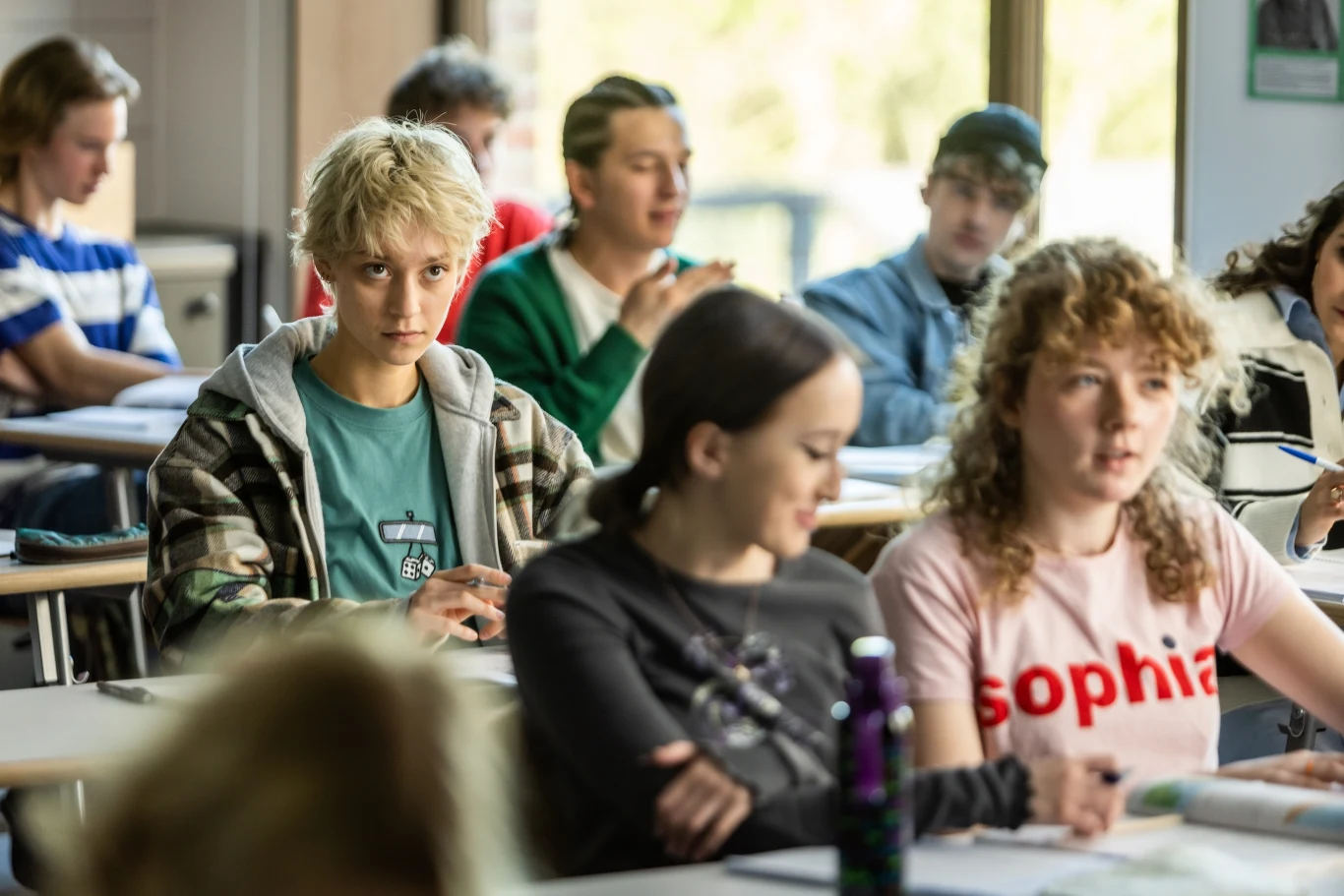 Alin Szewczyk i inni w filmie "Fanfik", fot. Przemek Pączkowski