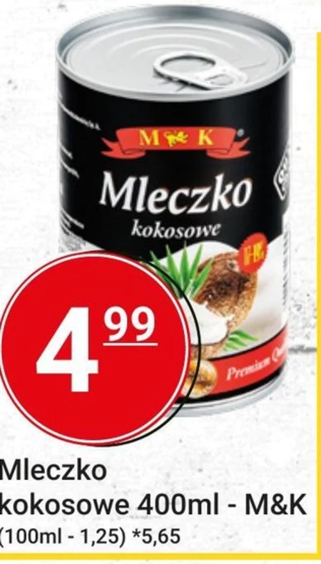 MK Produkt na bazie ekstraktu z miąższu kokosa 17-19 % 400 ml