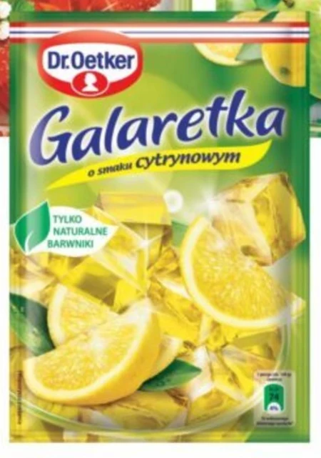 Dr. Oetker Galaretka bez glutenu o smaku cytrynowym 77 g