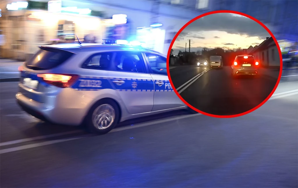 Na czołówkę z policją. Wiemy dlaczego patrol nie zareagował