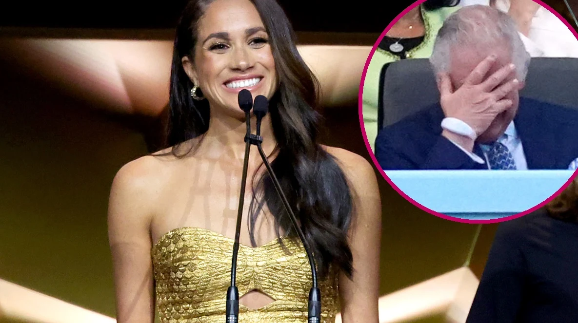 Meghan Markle i król Karol III. Meghan Markle i król Karol III.