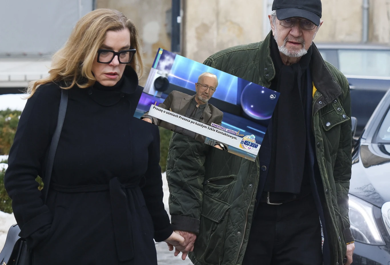 Krzysztof Daukszewicz z żoną /Forum;Twitter) Krzysztof Daukszewicz z żoną /Forum;Twitter)