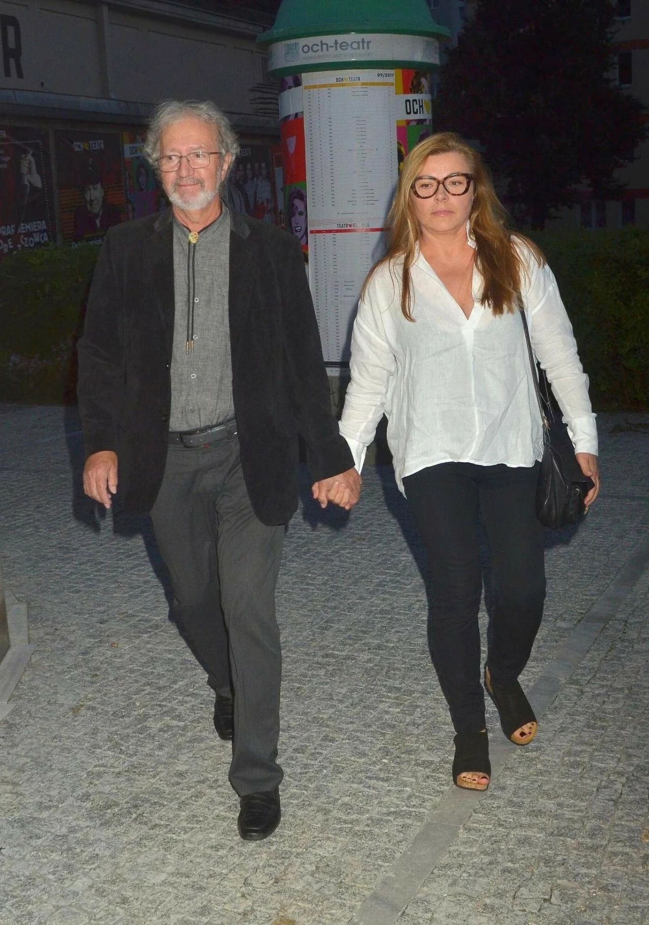 Daukszewicz z żoną