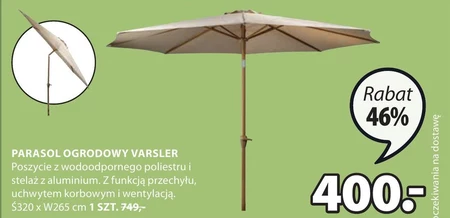 Parasol ogrodowy Jysk