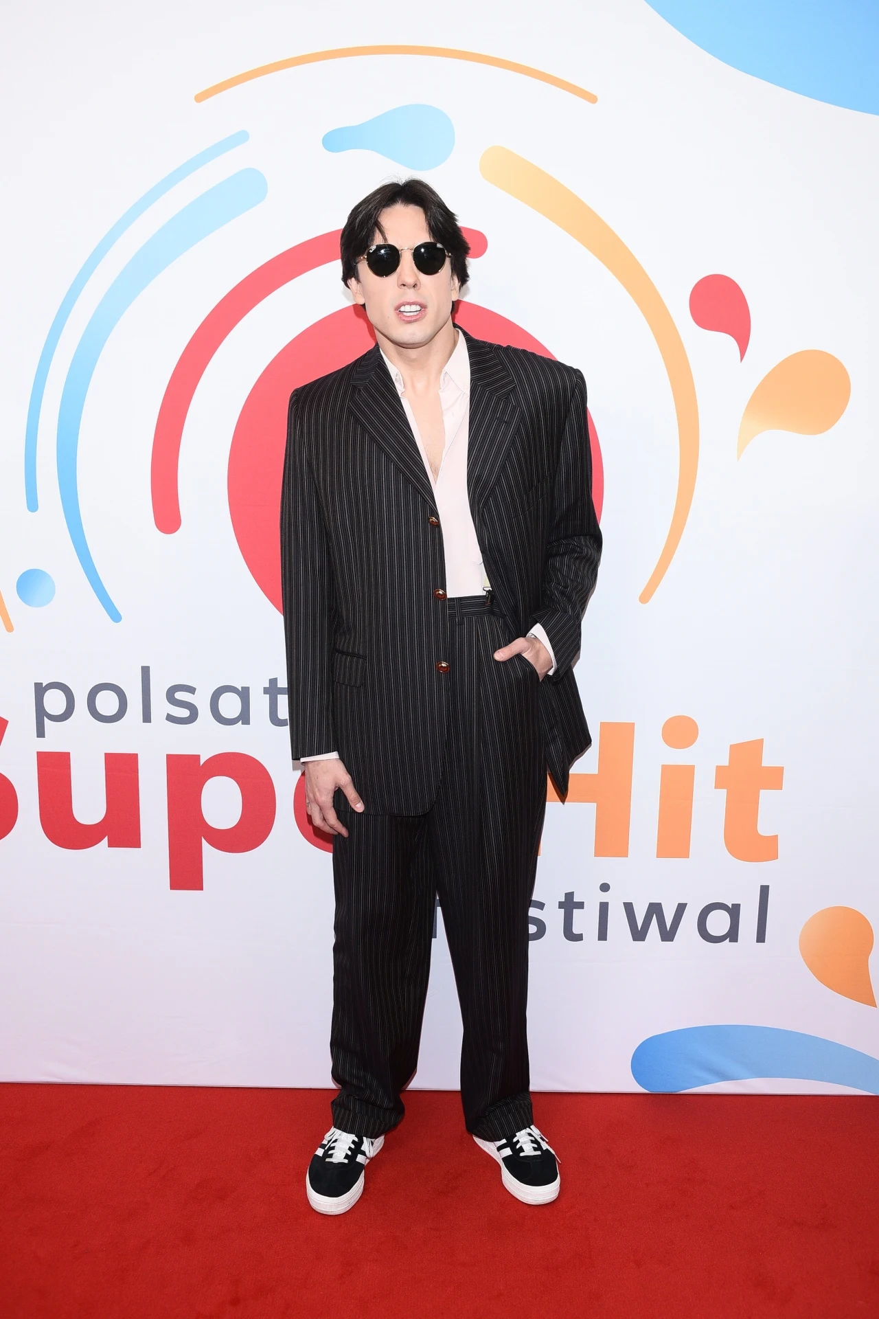 Dawid Kwiatkowski na konferencji Polsat SuperHit Festiwal 2023 Dawid Kwiatkowski na konferencji Polsat SuperHit Festiwal 2023