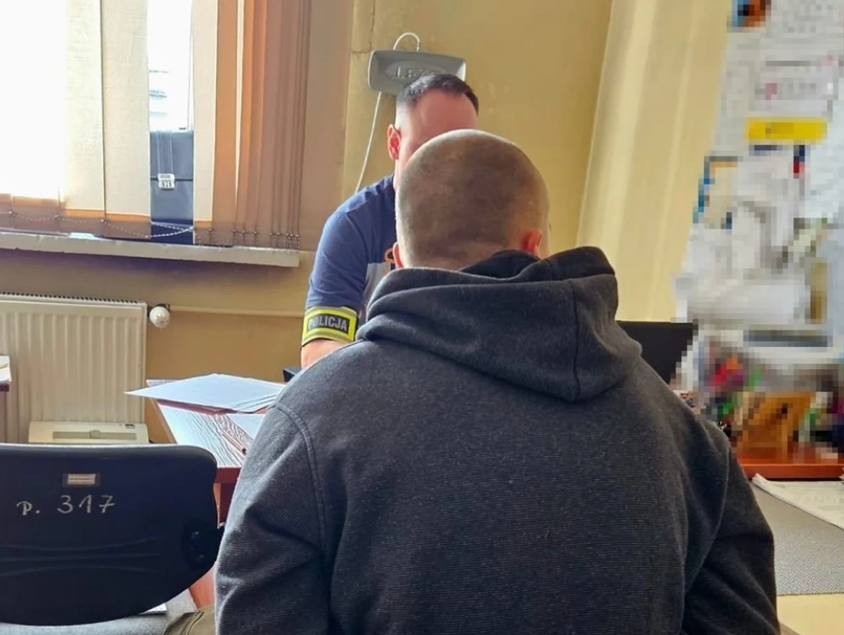 20-latek spędził noc w policyjnym areszcie 