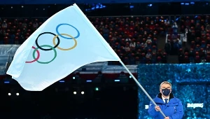 Thomas Bach podczas zimowych igrzysk olimpijskich