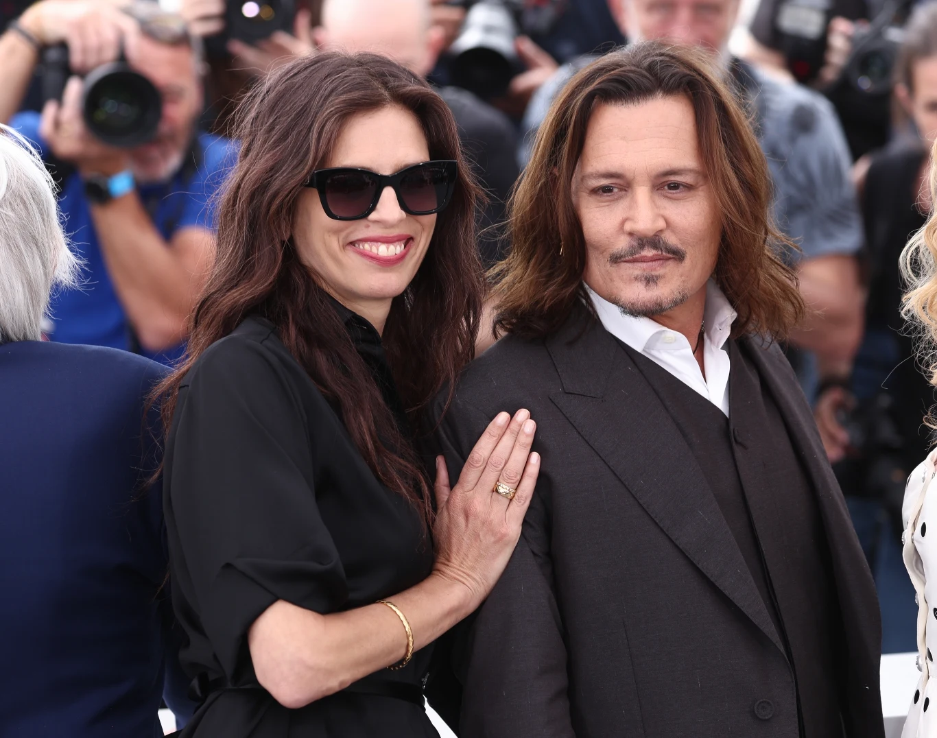 Maiwenn i Johnny Depp na festiwalu w Cannes Maiwenn i Johnny Depp na festiwalu w Cannes