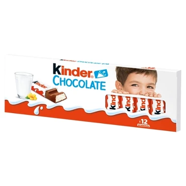 Kinder Chocolate Batonik z mlecznej czekolady z nadzieniem mlecznym 150 g (12 sztuk) - 5