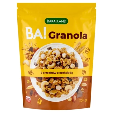 Bakalland Ba! Granola 5 orzechów z czekoladą 300 g - 1