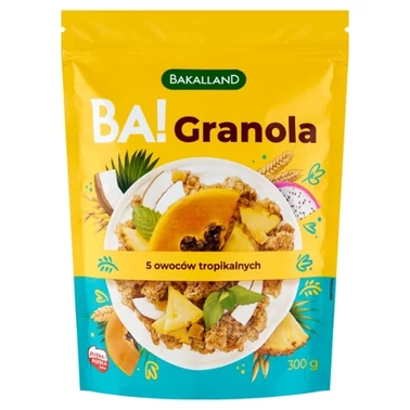 Bakalland Ba! Granola 5 owoców tropikalnych 300 g - 1