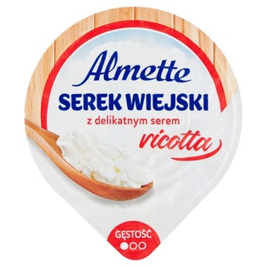 Almette Serek wiejski z delikatnym serem ricotta 150 g - 1