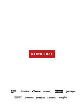 Komfort - katalog urządzeń AGD
