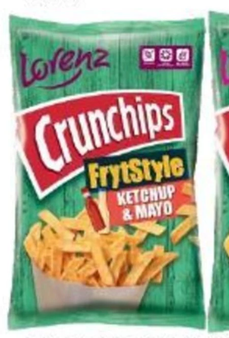 Crunchips FrytStyle Chipsy ziemniaczane serowy dip 90 g