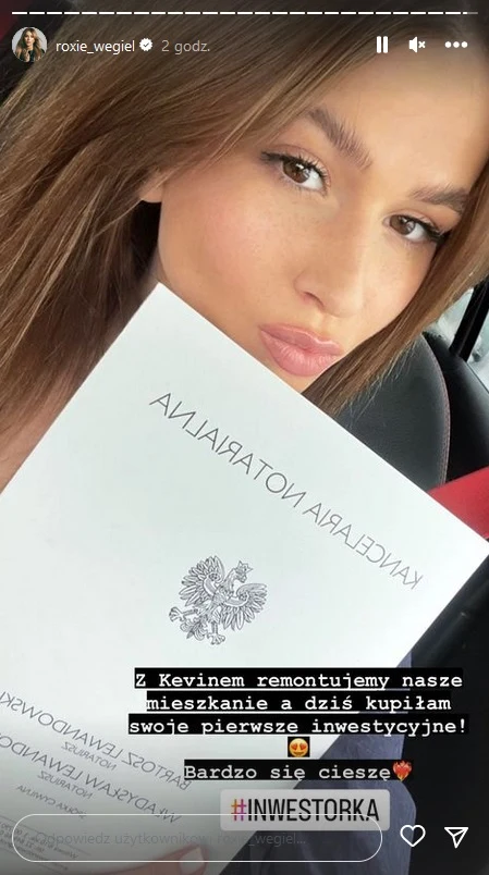 Roxie Węgiel kupiła mieszkanie inwestycyjne Roxie Węgiel kupiła mieszkanie inwestycyjne