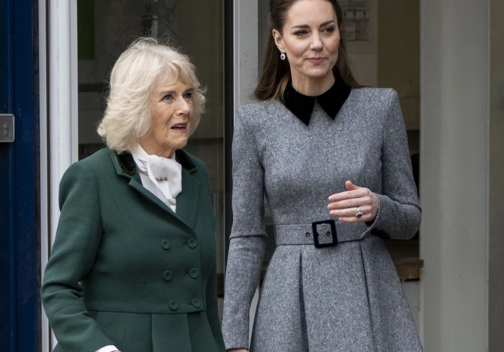 Królowa Camilla i księżna Kate