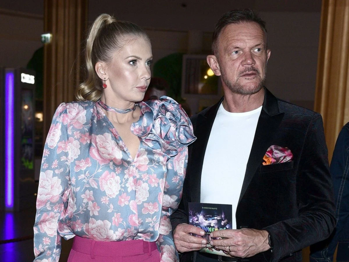 Cezary Pazura zaskoczony przez żonę Edytę Cezary Pazura zaskoczony przez żonę Edytę