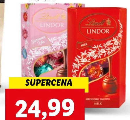 Lindt Lindor Praliny z czekolady mlecznej 200 g