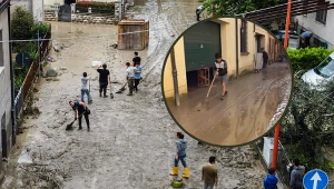 Yuki Tsunoda pomaga mieszkańcom Faenzy zwalczać skutki powodzi