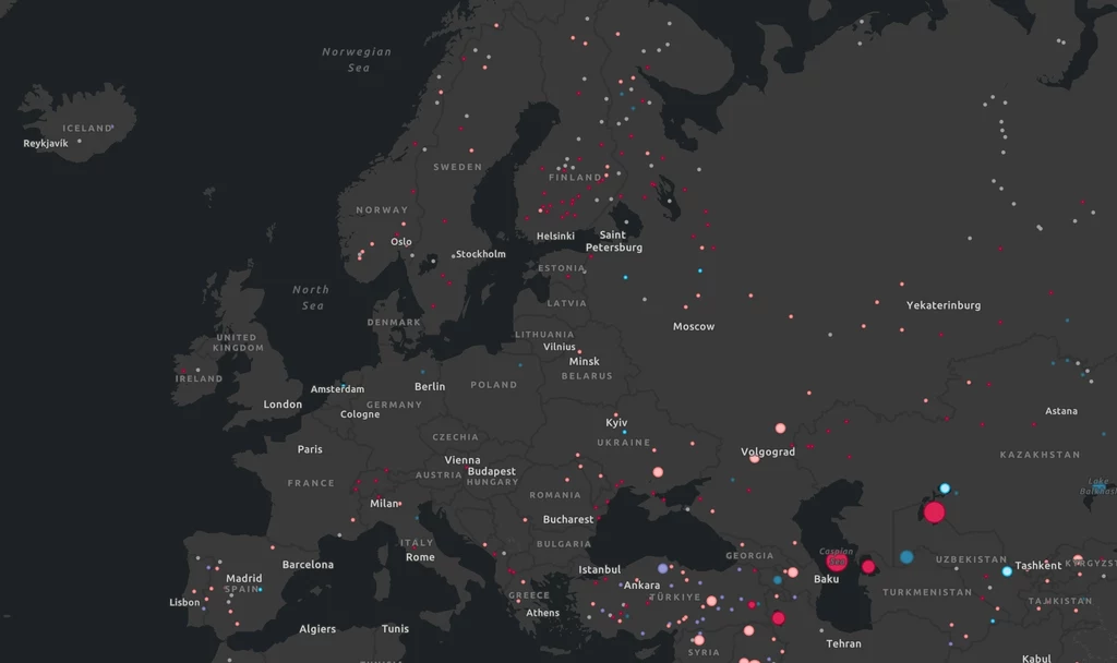 Naukowcy opublikowali interaktywną mapę satelitarną, dzięki której widać, które zbiorniki na świecie wysychają najszybciej