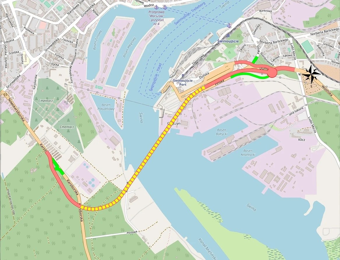 Tunel pod Świną łączy wyspy Uznam i Wolin