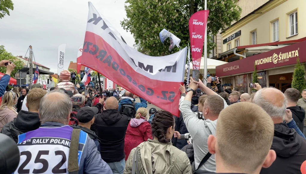 Kadr z ceremonii otwarcia ORLEN 79. Rajdu Polski Kadr z ceremonii otwarcia ORLEN 79. Rajdu Polski