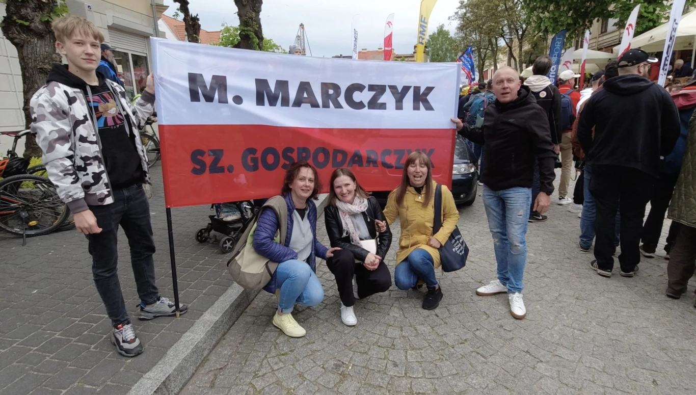 Pan Robert Tomczyk z rodziną