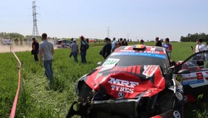 ORLEN 79. Rajd Polski. Bogdan Cuzma i Ilka Minor w bardzo pechowy sposób zakończyli rywalizację w zmaganiach