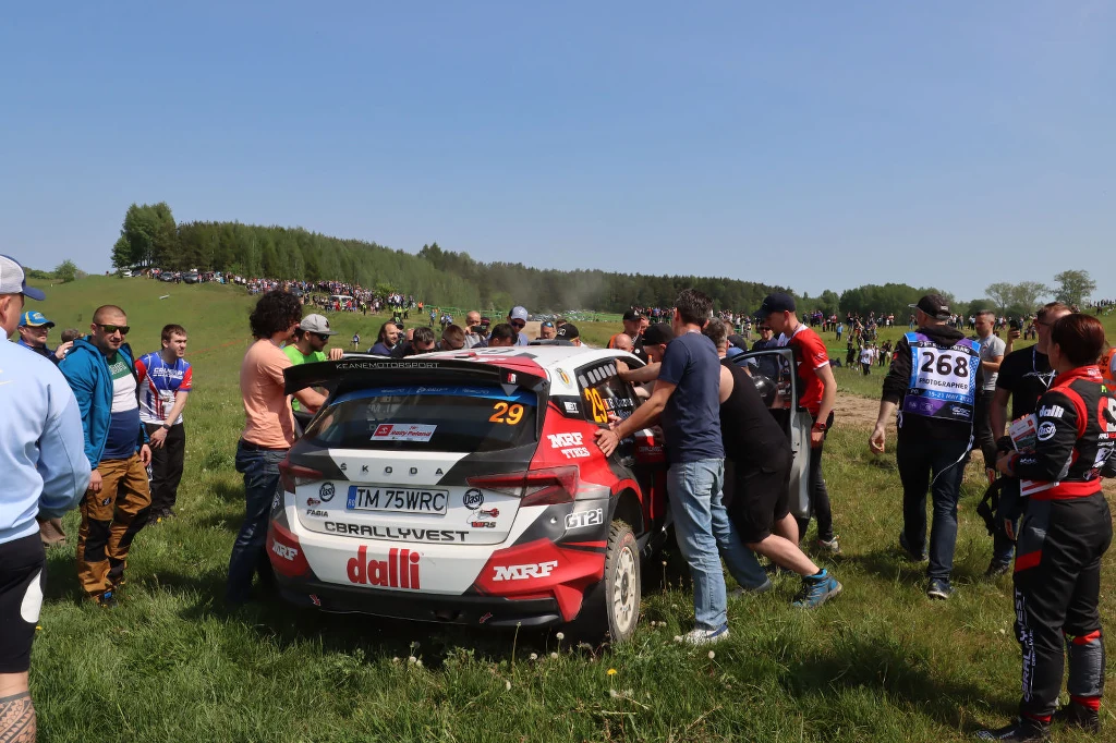 Kibice podczas ORLEN 79. Rajdu Polski Kibice podczas ORLEN 79. Rajdu Polski