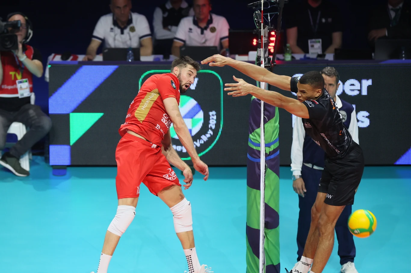 Bartosz Bednorz walczył z blokiem Jastrzębskiego Węgla z różnym skutkiem