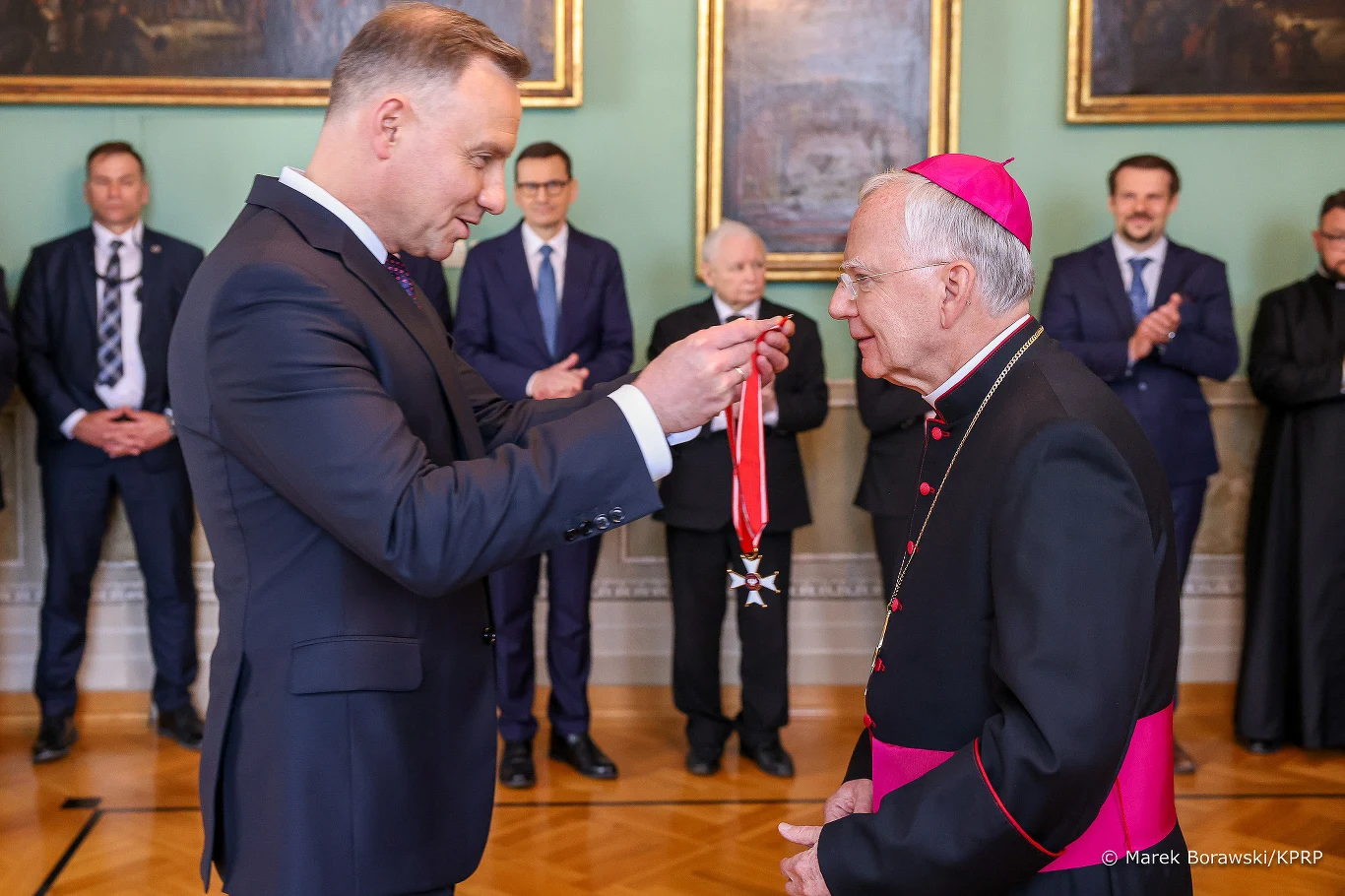 Na zdjęciu prezydent Andrzej Duda i abp Marek Jędraszewski Na zdjęciu prezydent Andrzej Duda i abp Marek Jędraszewski