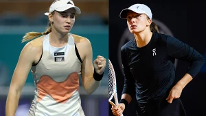 Jelena Rybakina i Iga Świątek