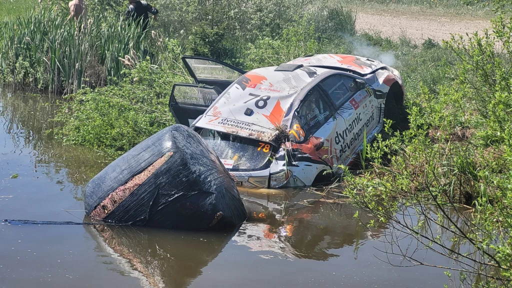 Załoga Musiał/Jermakow podczas ORLEN 79. Rajdu Polski