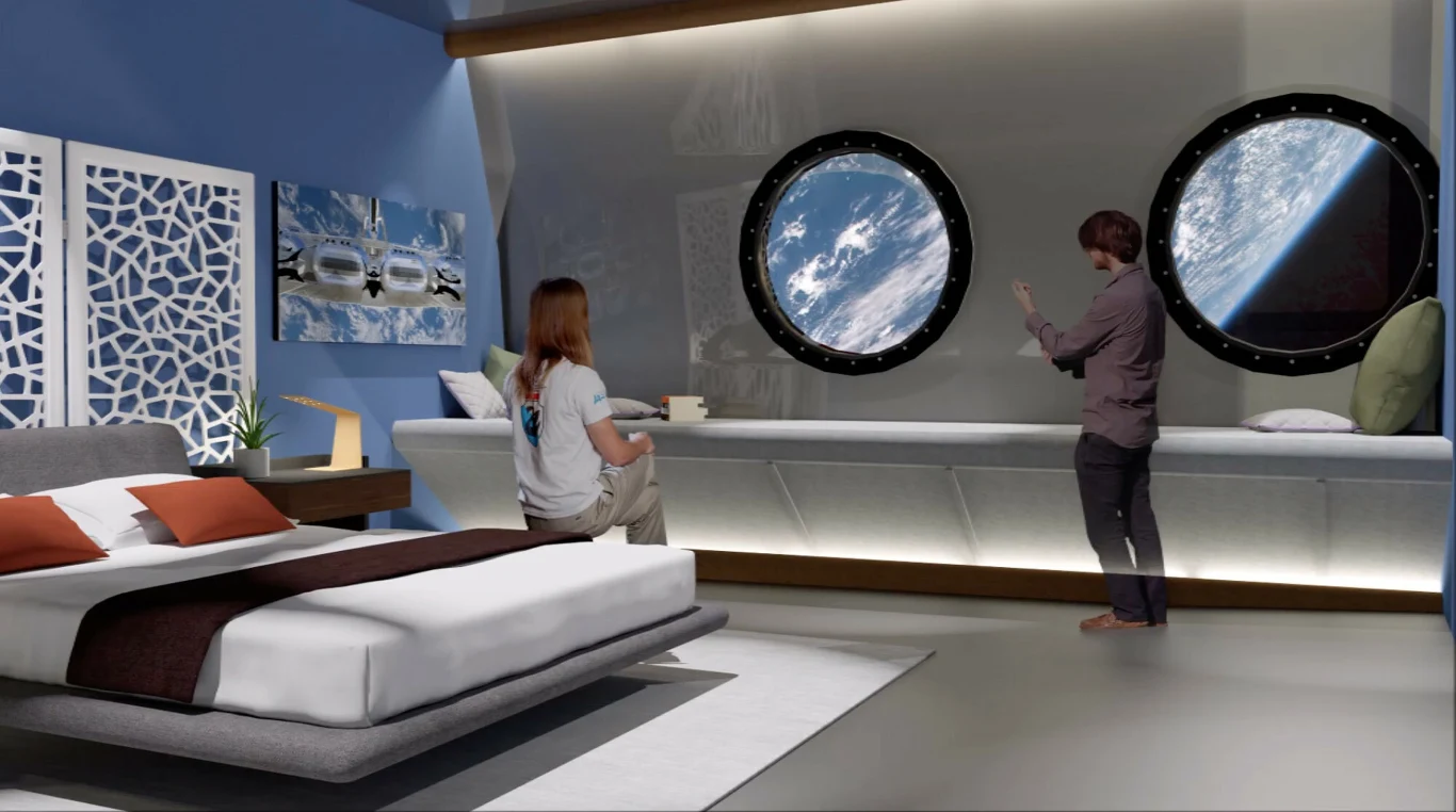 Apartament kosmicznego hotelu Voyager Station Apartament kosmicznego hotelu Voyager Station