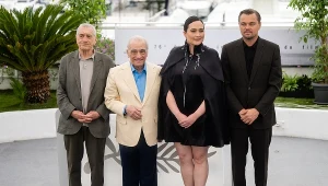 Robert De Niro, Martin Scorsese, Lily Gladstone i Leonardo DiCaprio na festiwalu Cannes 2023