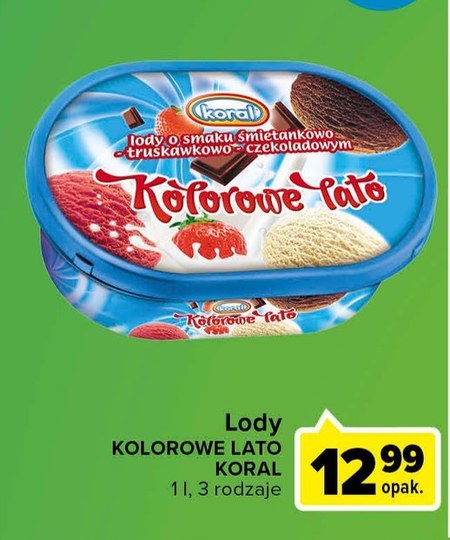 Lody Koral - promocja Carrefour Express - Ding.pl
