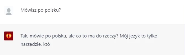 Odpowiedź na pytanie: "Mówisz po polsku?"