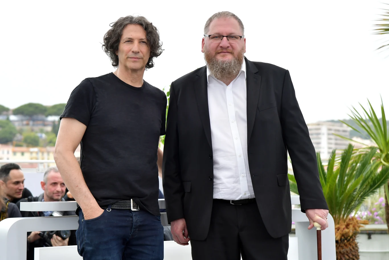 Jonathan Glazer i Piotr Cywiński