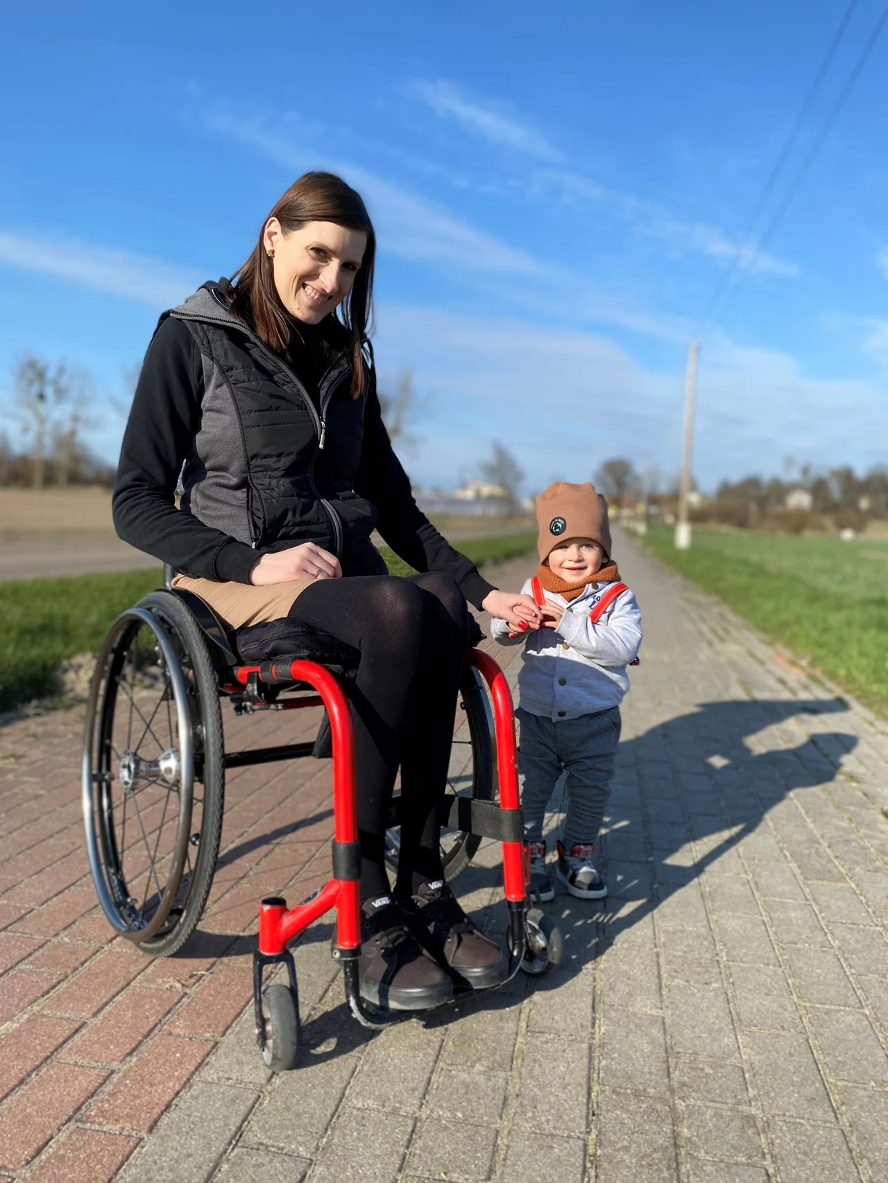 Agnieszka Borowska z synem Leonem Agnieszka Borowska z synem Leonem