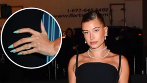 Hailey Bieber znowu zachwyciła manicure. Tym razem postawiła na wyrazisty kolor