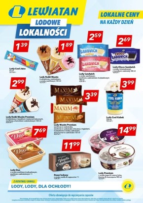 Lody dla ochłody w Lewiatanie 